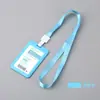 Uhoo Youhe Control de Acceso Industrial Portatarjeta de Identificación de Estudiante Cordón para Insignia de Trabajo de Empleado Portatarjeta de Comida
