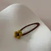 Grampo de Cabelo com Flores Bordadas Novo Fofo Para Testa Clipe de Cabelo Bb Clipe Lateral Para Franja Grampo Doce Para Cabelo da Menina Cabeça