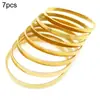 Pulseira Cassia Feminina Popular Lisa com Anel Anel Plano Empilhado Multi-Anel Brilhante Vários Tamanhos Aço Titânio Pulseira Feminina