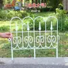 Cerca de plástico ao ar livre PVC jardinagem cerca branca cerca decoração pátio jardim engenharia comunidade greening cerca