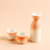 Dispensador de Licores Cerámico Estilo Japonés para Sitio Independiente de Amazon Transfronterizo, Botella de Sake de Estilo Antiguo para Uso Doméstico 100ml