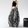 Calça camuflada hip-hop slim fit casual estilosa para mulheres, conjunto de dança de rua de verão, calça de dança jazz high-street com caimento solto Kpop
