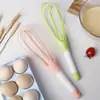 Batidor de Huevos Manual Giratorio de Plástico Transfronterizo para Uso Doméstico en Horneado, Batidor de Crema, Batidora, Utensilios de Cocina en Stock