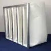Filtro Primário F5, Filtro de Bolsa de Média Eficiência, Tecido Não Tecido para Saída de Ar de Ar Condicionado Central, Filtro de Remoção de Poeira