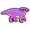 Hebilla de PVC con diseño de dinosaurio de dibujos animados, accesorio para zapatos, hebilla decorativa, desmontable, con pegamento suave, para bricolaje