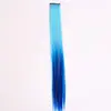 Extensiones de Cabello de Colores para Niños con Tinte Colgante de Oreja, Coleta de una Pieza, Mechas, Rastas de Street Dance, Postizos para Niñas, Accesorios para el Cabello para Niñas