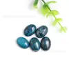 Atacado Contas de Pedra Natural 13*18 Oval Rosto de Anel DIY Acessórios para Joias Feitas à Mão Anel com Pedra Nua Inlaid 13*18