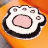 Almofada de Assento Pequena de Animal de Desenho Animado com Revestimento Veludado Almofada para Sofá Cadeira Almofada de Assento Macia Almofada para Bumbum para Longas Permanências Espessada de Escritório Almofada de Assento Macia