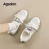Zapatillas de Suela Gruesa para Mujer Augushideng 2026 Otoño Nuevas Casual Cómodas de Suela Blanda para Senderismo al Aire Libre Zapatos de Papá