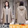 Nuevo Abrigo Largo de Terciopelo Grueso para Ropa de Otoño e Invierno, Chaqueta Cálida con Estampado para Exterior, Ropa de Trabajo Cálida Antimanchas, Chaqueta Cortavientos para Mujer