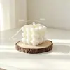 Cubo de Rubik Transfronterizo Vela Aromática Recuerdo Regalo Venta al por Mayor Cera de Soja Adorno Geométrico Blanco Fragancia de Vela