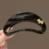 Pinza para el pelo grande de lunares estilo coreano para cabello grueso, pinza de tiburón dulce y elegante para la parte trasera de la cabeza, accesorio para el cabello de alta gama y exquisito