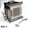 Radiador para Servidor 2U 115X 2011 1700 Am4 CPU Pressão para Baixo 4 Tubos Lateral R63