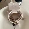 Set de Cintas para el Cabello Color Café con Leche Coreano, Bandas para el Cabello Simples y Elegantes, Anillos para el Cabello de Alta Elasticidad, Accesorios para el Cabello de Alta Gama
