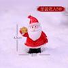 Ornamentos Fofos Mini Papai Noel Boneco de Neve Alce Trenó Natal Micro Paisagem Paisagismo Material de Decoração DIY