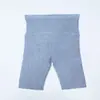 Calça de Maternidade com Costura Canelada e Fio, Cintura Alta, Não Apertada na Barriga, Confortável e de Caimento Solto, Adequada para Consultas Pré-Natais, Roupa de Maternidade Respirável