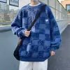 Suéteres de Tricô Populares Transfronteiriços para Homens e Mulheres, Jacquard de Alta Qualidade, Gola Redonda Solta, Múltiplos Estilos para Escolher, Atacado de Fábrica de Comércio Exterior