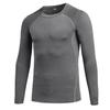 Oferta Especial Camiseta Esportiva Fitness de Compressão Masculina Elástica Absorvente de Suor Secagem Rápida Camiseta de Manga Longa Roupa 1039 Modelagem Corporal