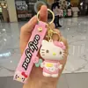 Nuevo Lindo Llavero de Gato Kt Muñeca Exquisita Colgante de Pareja para Bolso Decoración de Coche Máquina de Garra Regalo Venta al por Mayor