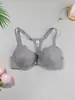 Sutiã Push-Up de Renda com Aro Fino, Fecho Frontal Push-Up, Costas Bonitas, Lingerie, Temu Amazon Shein Mesmo Estilo, Direto do Fabricante