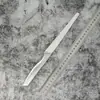 Tabla de Selección Afilada de Acero Inoxidable Espesado Producida en Shanxi Palillos para Sacar Espinas y de Forma Afilada Tabla para Rebanar Carne Albóndigas Magras Pasta de Fuding