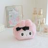 Bolsa de Cosméticos de Peluche de Dibujos Animados, Neceser Portátil de Viaje, Bolsa de Almacenamiento Multifuncional de Gran Capacidad, Lindo Bolso de Mano Portátil