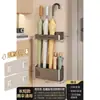 Suporte Magnético de Guarda-chuva para Entrada, Armazenamento de Guarda-chuvas para Entrada de Casa, Porta-Guarda-chuvas, Balde de Guarda-chuva, Suporte de Guarda-chuva Montado na Porta com Bandeja de Drenagem