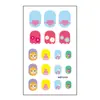 Fábrica Zhengxiang Adesivos de Unha Personalizados Adesivos para Nail Art em Gel Película de Esmalte à Prova d'Água Pó Glitter Cintilante Folha de Ouro Adesivos 3D de Imitação de Diamante