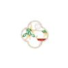 Broche Clássico Guofeng de Orquídea com Zircônia de Alta Qualidade para Mulheres Moda Luxo Leve Acessórios de Alfinete Elegante para Casaco Cheongsam