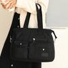 Bolso de Hombro para Mujer, Doble Propósito, Multifuncional, Estilo Coreano de Moda, Informal, Bolso de Mano Versátil, Estilo Retro de Hong Kong, Bolso Cruzado de Gran Capacidad
