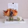 Decoración del hogar estilo ins, ramo artificial para boda, flor artificial, eucalipto, letra hecha a mano, hortensia, rosa