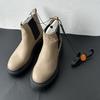 Moda Otoño e Invierno 2026 Nuevas Botas Versátiles de Caña Elástica con Suela Gruesa para Uso Diario Botines para Mujer Venta al por Mayor