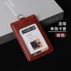 Set de Tarjetas de Trabajo de Cuero de Gama Alta Tarjeta de Trabajo de Empleado Tarjeta de Trabajo Gubernamental Set de Tarjetas de Pecho de Unidad de Oficina de Gama Alta