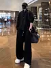 Tendencia Otoño 2025 Traje Casual de Botón Turquesa de Gama Alta para Hombre Conjunto de Dos Piezas Sudadera y Pantalón de Chándal Sueltos y Fáciles de Combinar para Pareja
