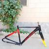Bicicleta de Carretera con Freno de Disco de Montaje Plano Cuadro de Aleación de Aluminio Soldadura Plana Reparación Pintura de Alto Brillo Horquilla Delantera de Montaje Plano