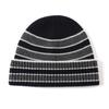 Chapéu de lã listrado de cor contrastante masculino outono e inverno engrossado à prova de vento quente chapéu de viagem moda presente chapéu