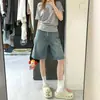 Shorts de Mezclilla Vintage de Pierna Ancha para Mujer, Verano Talla Grande Corte Holgado, Favorecedores para Figura de Pera, Pantalones Rectos de Largo Medio