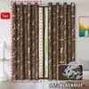 Nuevas Cortinas Blackout Transfronterizas de Amazon con Estampado Dorado para Sala de Estar y Dormitorio, Cortinas de Comercio Exterior Transfronterizas, Dropshipping de Nuevos Productos de Temu