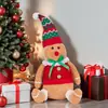 Figura de Jengibre Navideña Transfronteriza, Sombrero de Punta Navideño, Gorro de Chef, Muñeco Gnomo, Decoraciones para Ventanas y Mesas
