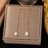 Estrela da Moda Transfronteiriça Corrente Estrelada Colar Simples de Pérolas para Mulheres Joias de Corrente Lisa Versáteis Acessórios Outono e Inverno que Não Desbotam