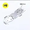 Jiadeli Cerradura Placa de Cerradura de Acero Inoxidable Hebilla de Cerradura Pestillo de Puerta de Cajón Placa de Cerradura Estilo Antiguo Perno de Puerta Pestillo de Montaje Superficial Perno de Puerta