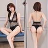 Série de Roupas de Rede Night Ting Xiang Lingerie Sexy Virilha Aberta Tentação Paixão Perspectiva Tamanho Grande Gratuito Conjunto de Meia de Rede Peça Única