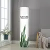 Estilo Japonés Coreano Cubierta de Polvo Cilíndrica de Cobertura Total para Aire Acondicionado Cubierta de Polvo Vertical Redonda para Máquina de Gabinete Tela con Dibujos Animados Cubierta para Aire Acondicionado
