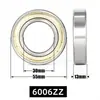 Rolamento Rígido de Esferas Miniatura 6006Zz Rolamento para Motor de Alta Velocidade Alta Durabilidade Rolamento de Rotação Silenciosa 30*55*13mm