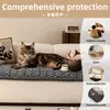 Suministro exclusivo transfronterizo de cojín grueso para sofá de mascota doméstico, manta de sofá antideslizante y resistente al desgaste, apta para todas las estaciones, cojín de asiento de sofá de felpa