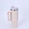 Taza de Hielo de Segunda Generación Transfronteriza de 40 oz de Gran Capacidad con Asa de Acero Inoxidable 304 Taza Portátil para Exteriores Termo Portátil para Coche