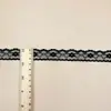Ribete de Encaje Negro con Correas de Nylon Huecas No Elásticas, Accesorios Florales, Decoraciones para Ropa, Accesorios para el Cabello, Pinzas, Personalización de Fábrica
