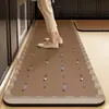 Tapete de Piso para Cocina de Lodo Diatomeas, Alfombra Antideslizante y Resistente al Aceite, Tapete Absorbente para Fregadero, Tapete de Piso Especial Resistente a Manchas para Esquinas de Cocina