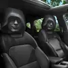 Fronha de Almofada de Carro Pacote de Expressões Divertidas Transfronteiriças, Universal para Todas as Estações, Resistente ao Desgaste, à Prova de Poeira, Fronha com Estampa em Tecido Elástico