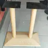 Patas de Mesa, Patas de Mesa de Barra de Acero Inoxidable, Base de Hierro Fundido, Soporte Metálico de Hierro Forjado para Mesa de Comedor, Patas Redondas para Mesa de Té, Marco de Mesa